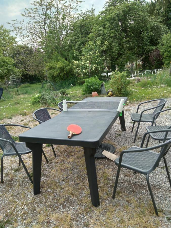 Dinant La Bergeronnette Avec La Chaleur Du Feu De Bois Et Le Jardin Villa Bagian luar foto